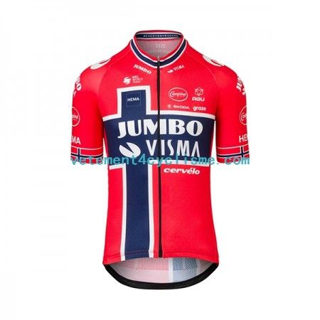 Homme Maillot vélo 2022 Team Jumbo-Visma N003